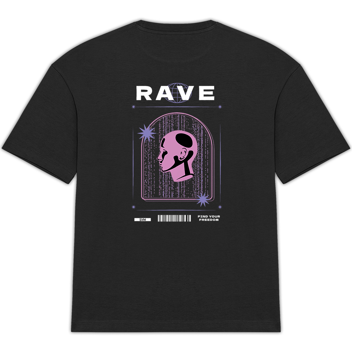 T-shirt Unisexe Oversized RAVE