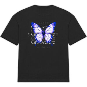 T-shirt Unisexe Oversized Papillon