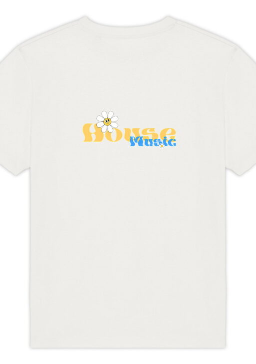 T-shirt Unisexe Oversized HOUSE MUSIC édition Flower
