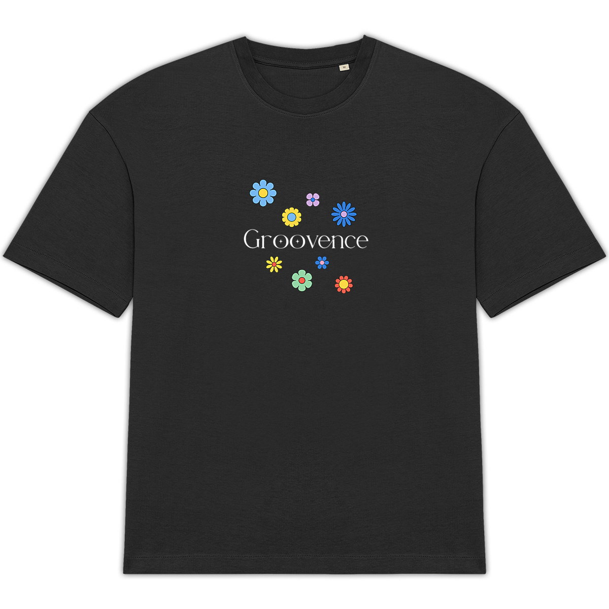 T-shirt Unisexe Oversized - Édition Flower Groovence